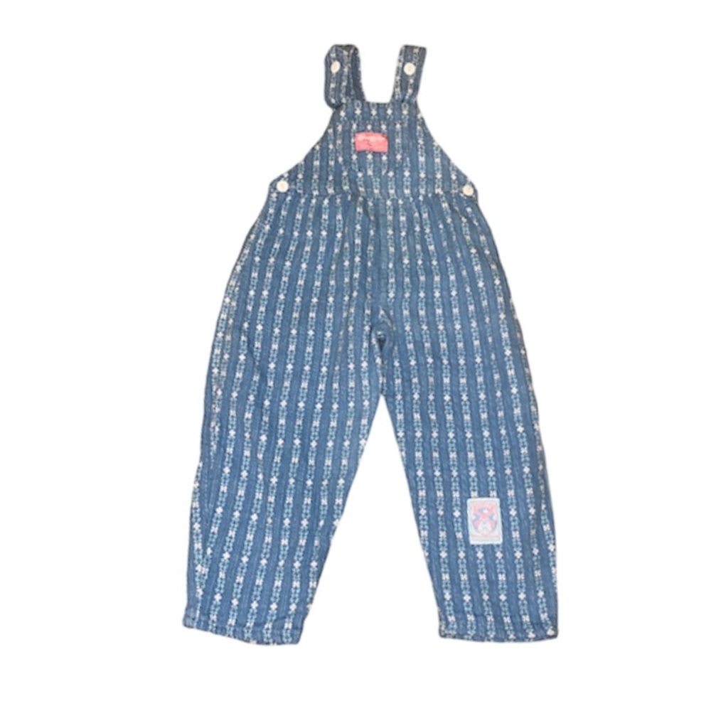 Vintage OshKosh B'Gosh Floral Overalls
